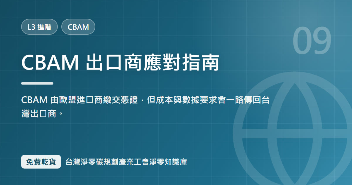 CBAM 出口商應對指南